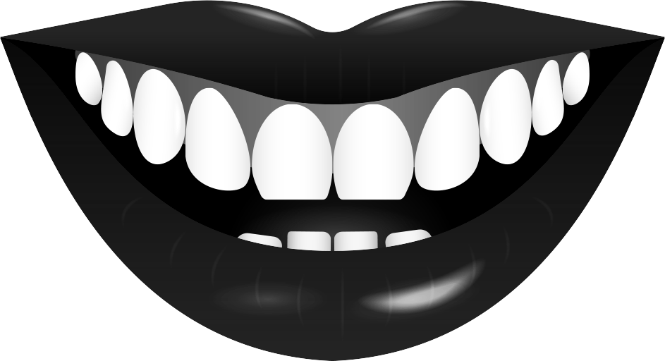 clipart smile white tooth