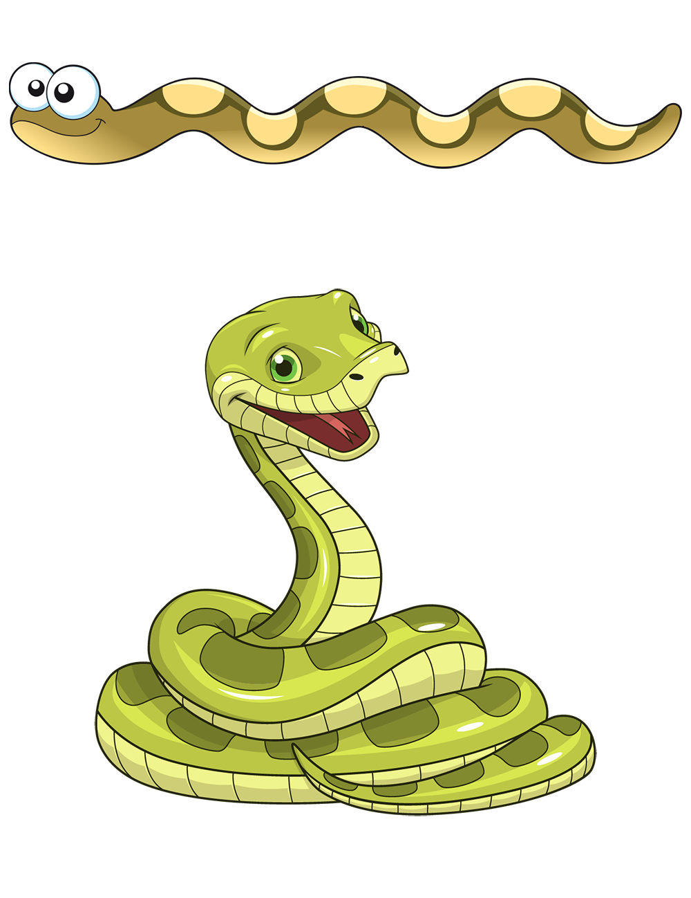 clipart snake anaconda