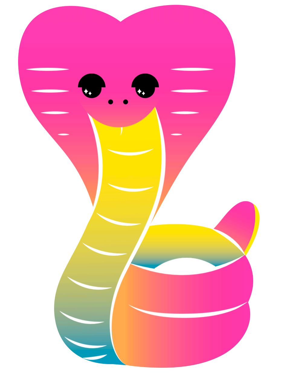Gifs get the best. Snake clipart animation