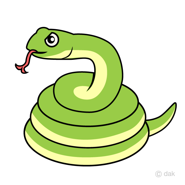 clipart snake basic