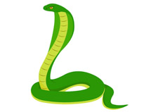 clipart snake cobra