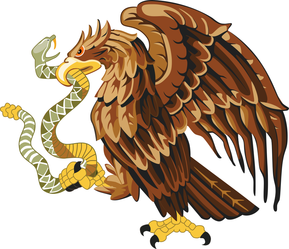 clipart snake eagle