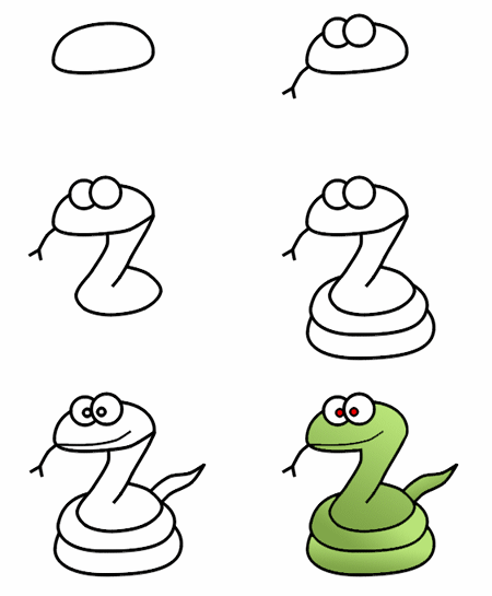 Free drawing download clip. Clipart snake easy