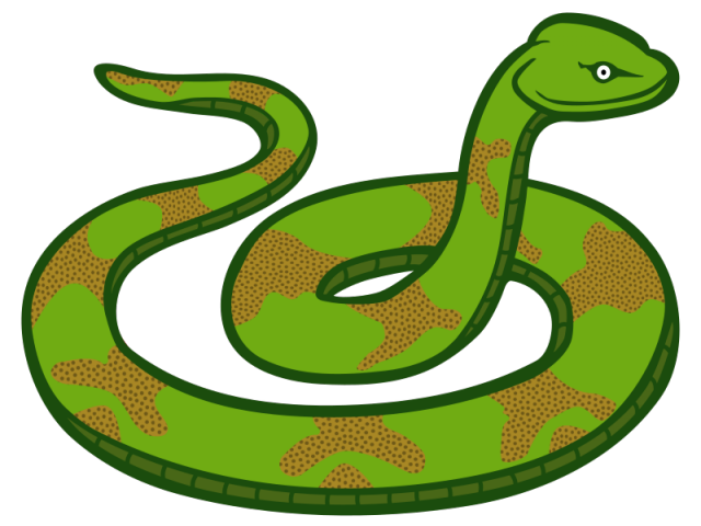 clipart snake giant snake
