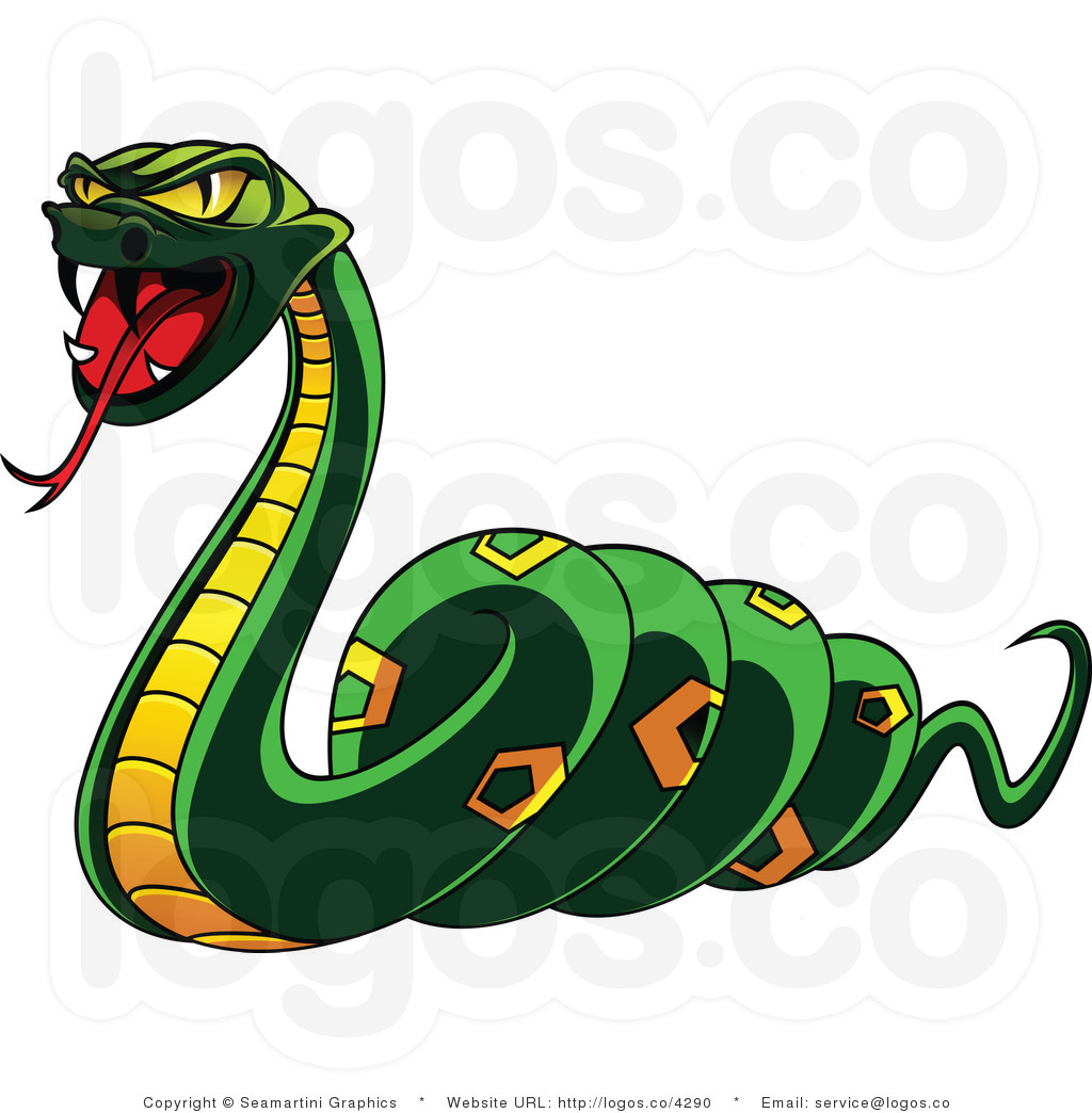 snake clipart logo