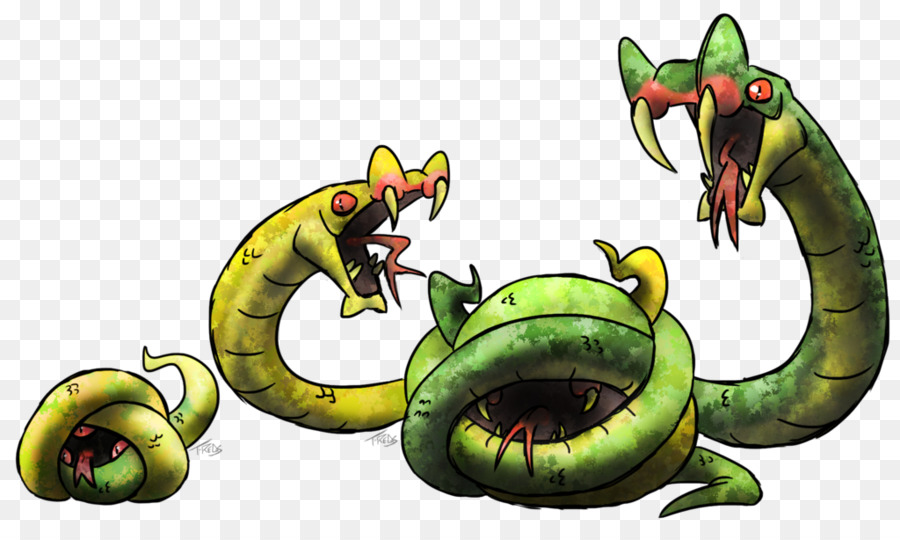 Cartoon snakes dragon art. Clipart snake monster