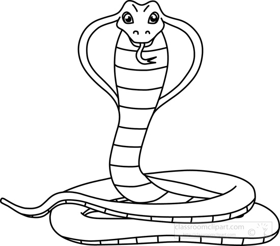 clipart snake outline