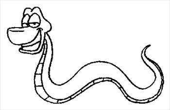 Free graphics images . Snake clipart simple