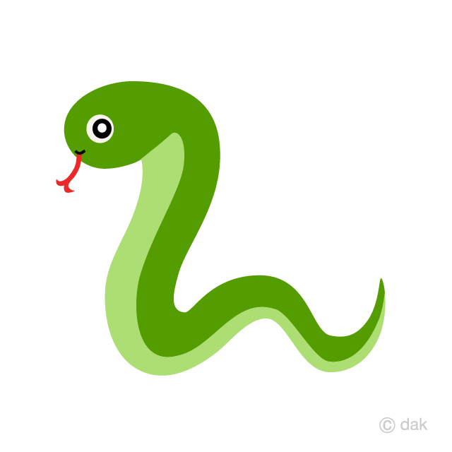 Simple free picture illustoon. Snake clipart tiger snake