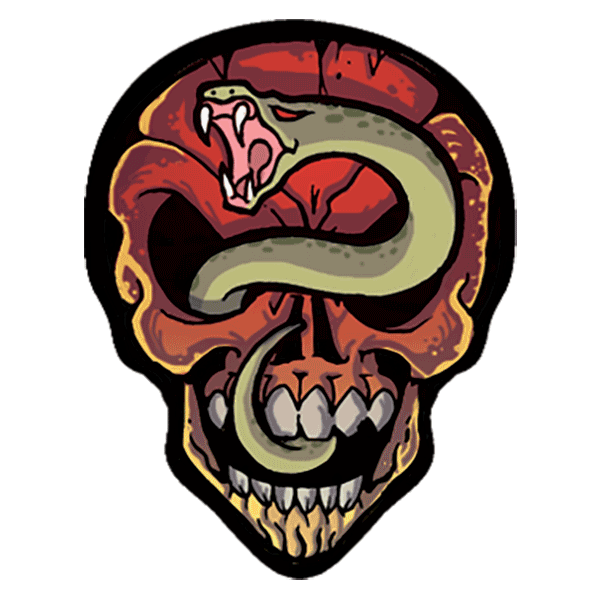 Hot picks bag of. Clipart snake skull