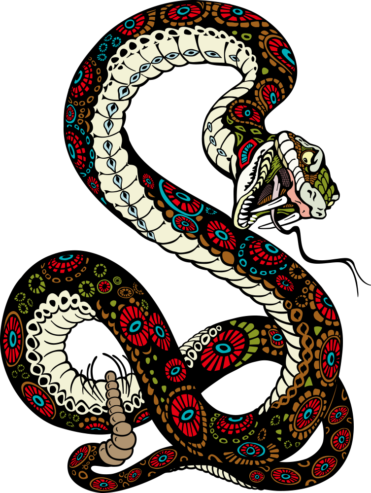 Snake clipart tiger snake. Lion illustration vector transprent