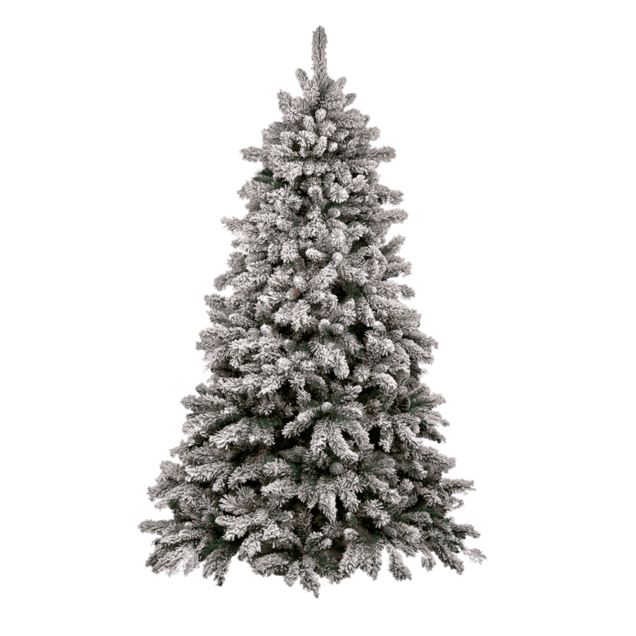 clipart snow christmas tree
