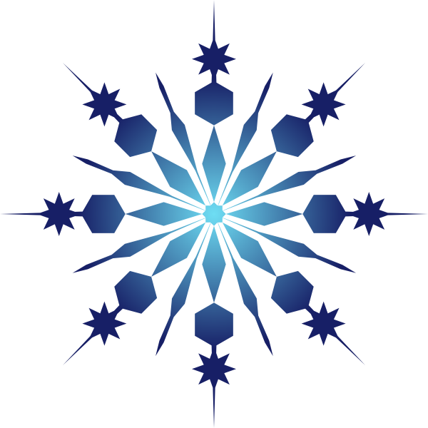 Clip art at clker. Clipart snowflake teal