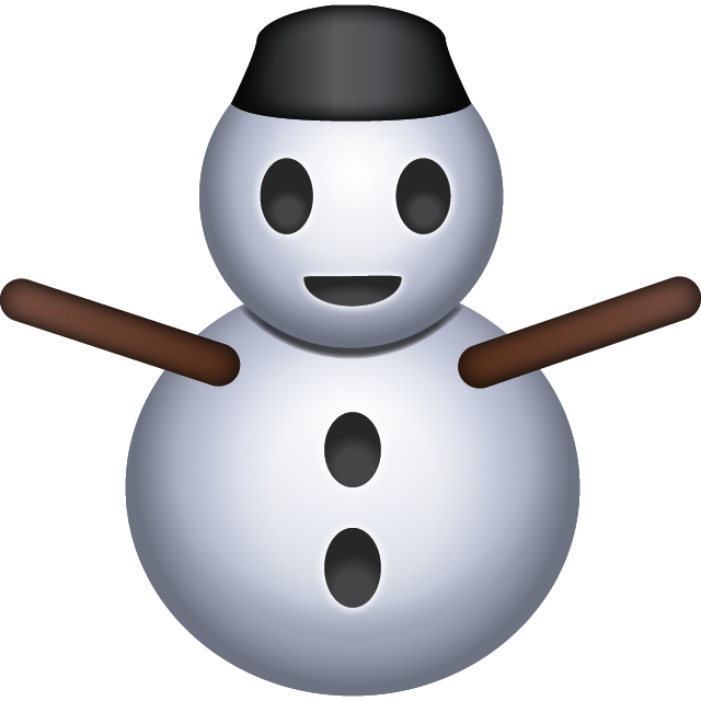 clipart snow emoji