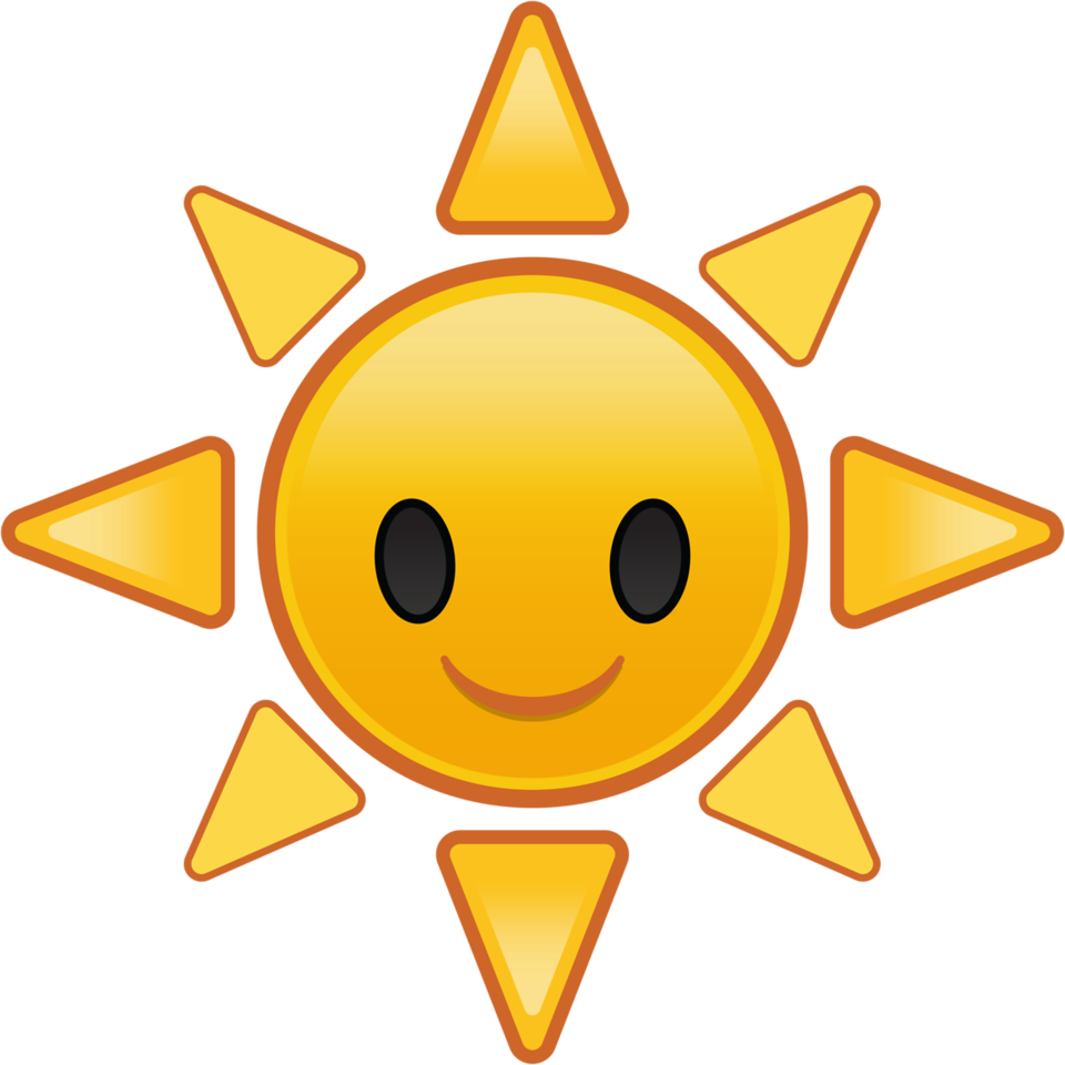 Image sunshine png disney. Clipart snow emoji