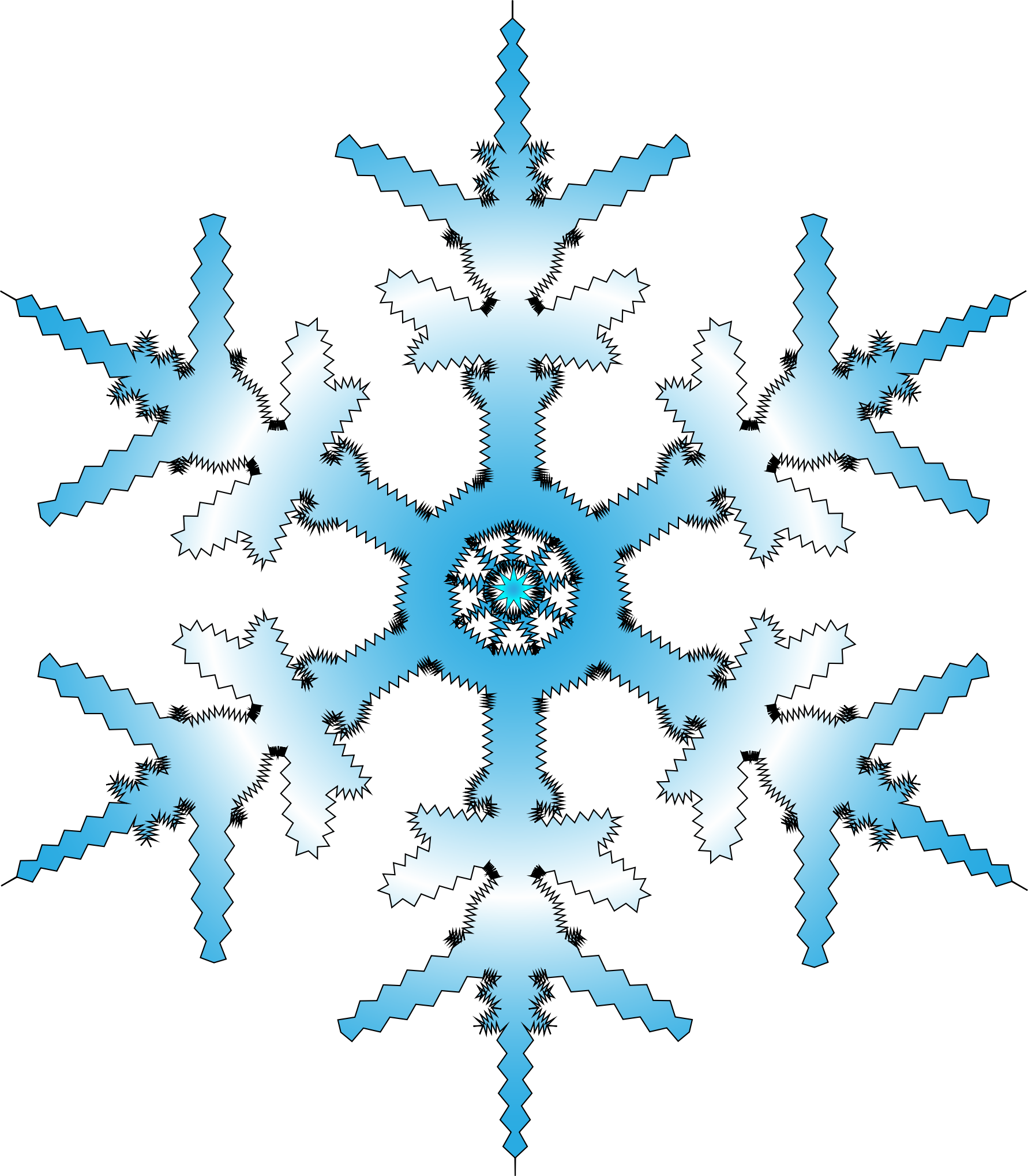 clipart snowflake basic
