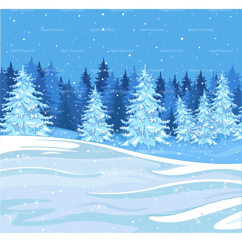 forest clipart winter