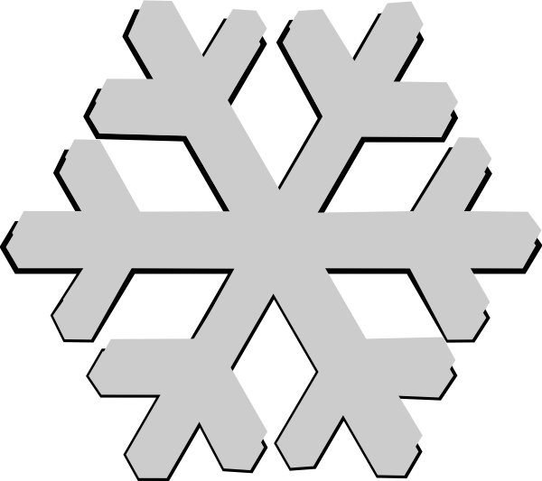 Clipart snowflake grey. Snow flake clip art
