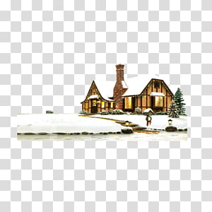 Snowfall free christmas android. Clipart snow hut