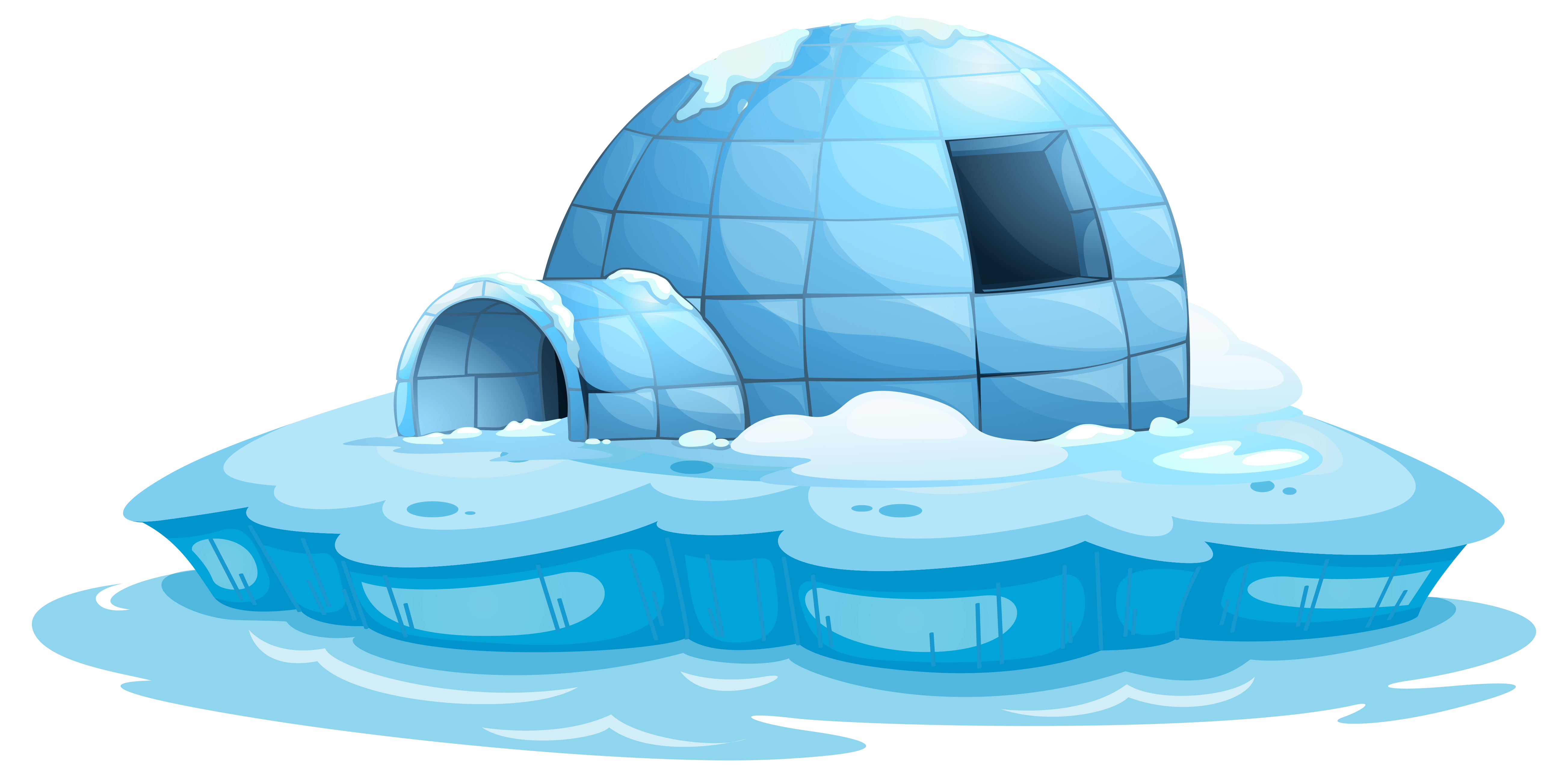 Ice clipart transparent background.  collection of igloo