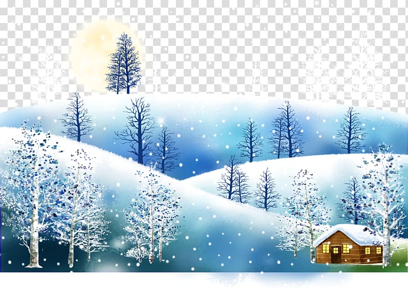 Cartoon winter transparent . Clipart snow illustration