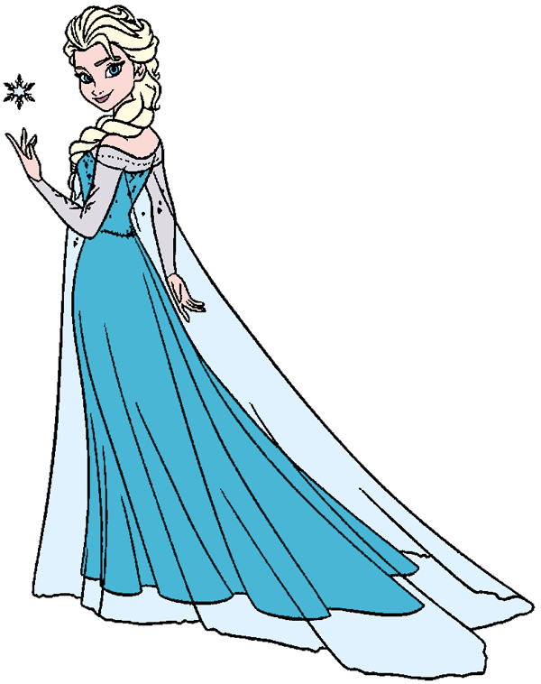Image elsa the snow. Young clipart frozen anna