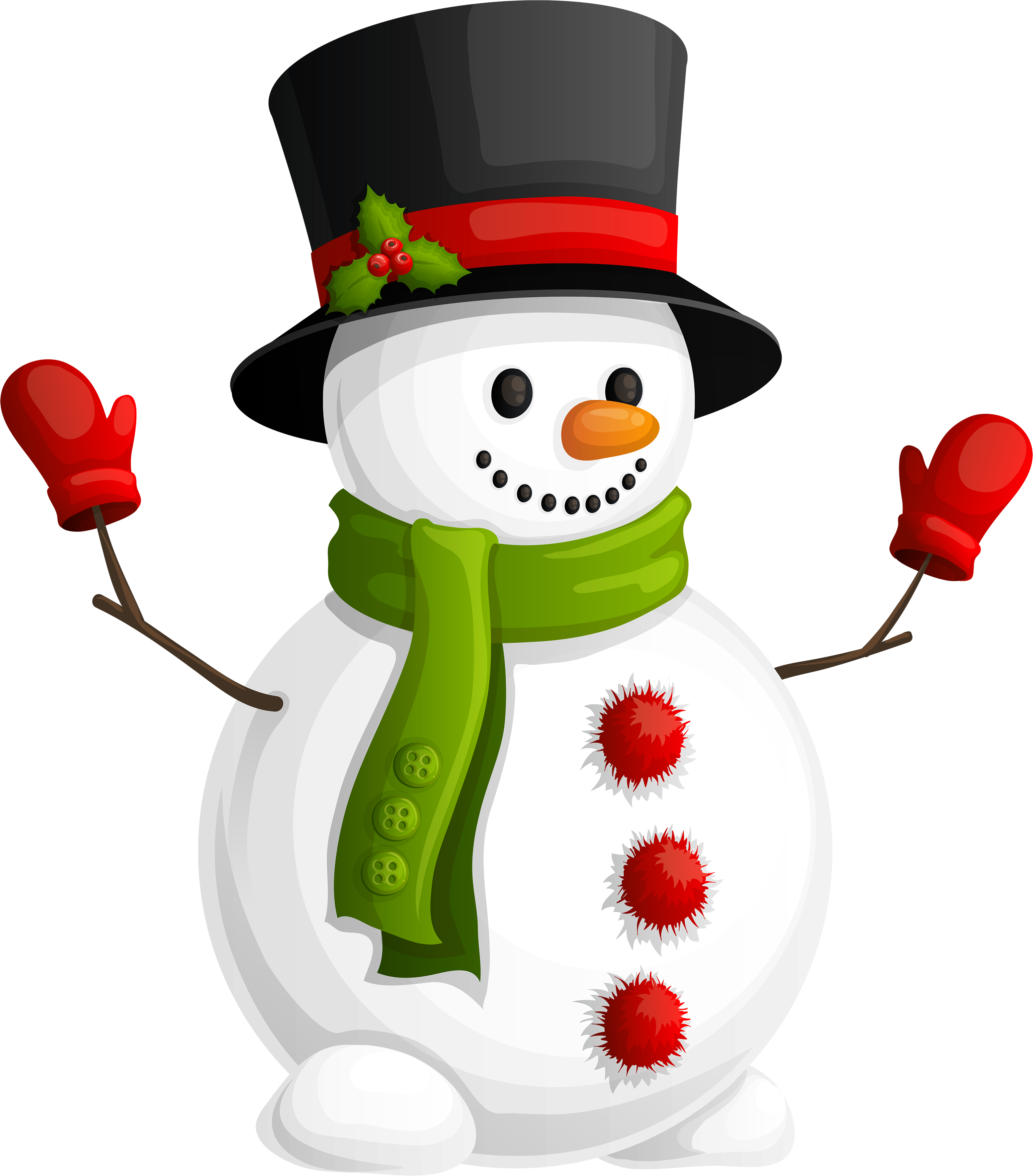 clipart snowman modern