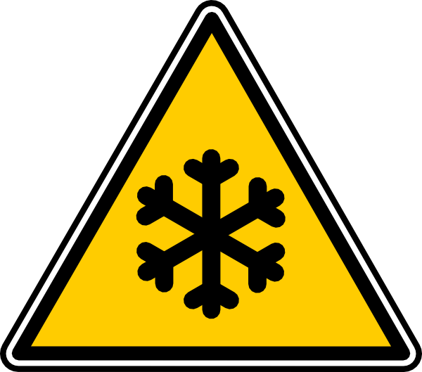 clipart snow sign