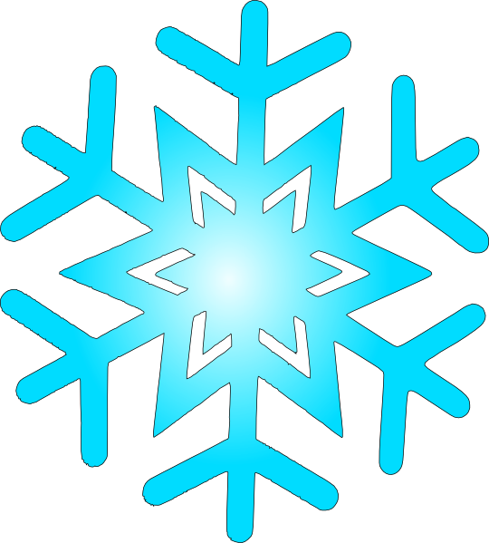 Clipart snow turquoise. Blue flake clip art