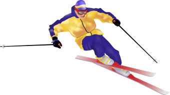 skis clipart snow ski