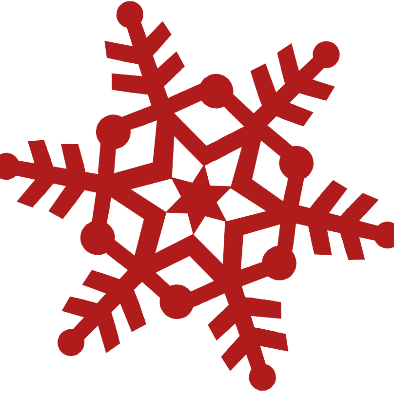 Clipart snowflake bitmap. Red clip art net