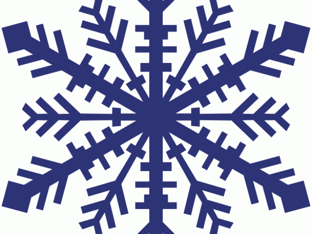 snowflake clipart navy blue