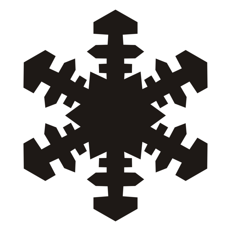 snowflake clipart transparent background