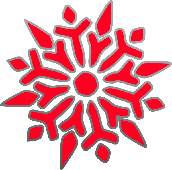Free clip art bay. Snowflake clipart red