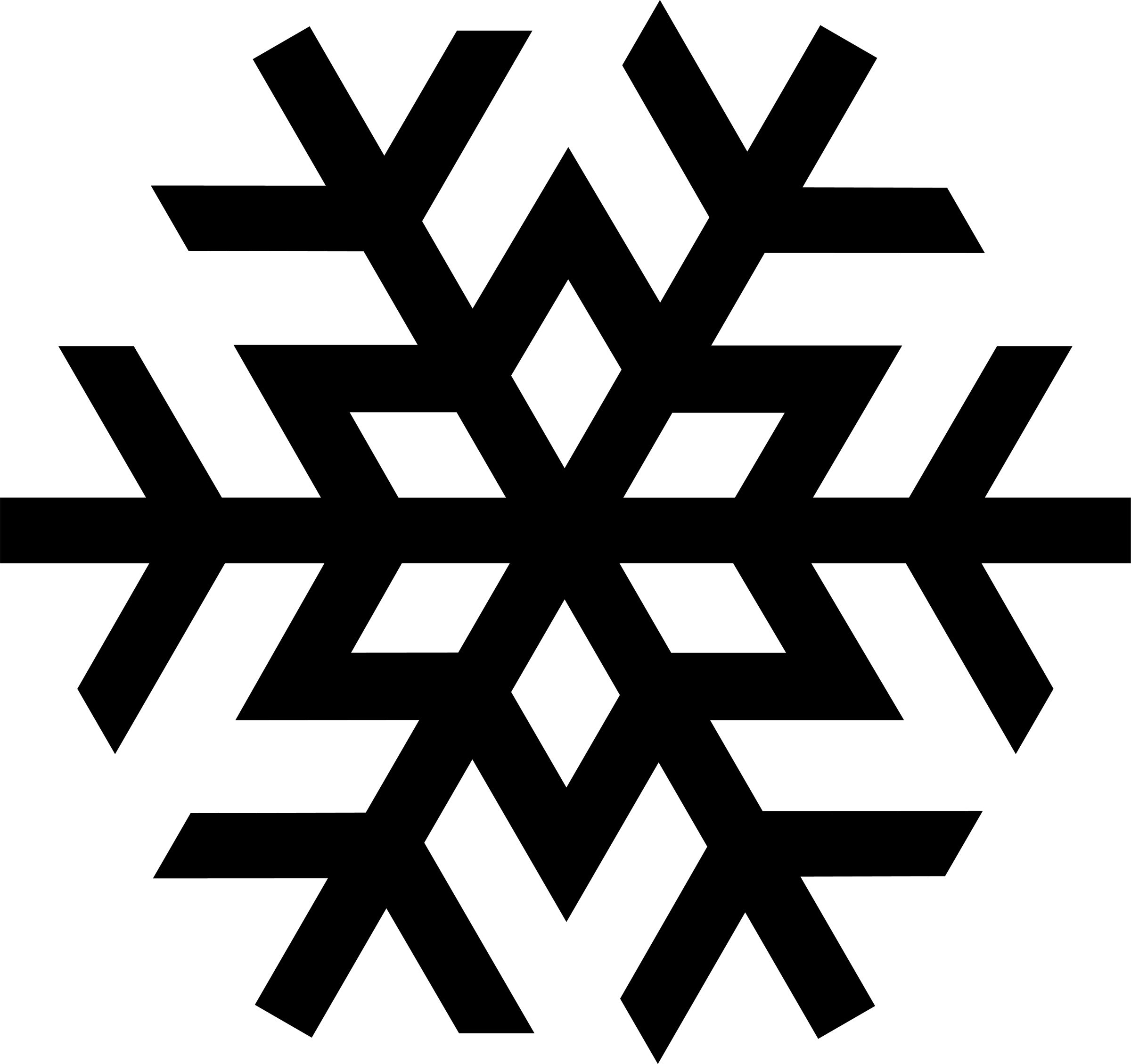 Free clip art images. Snowflake clipart basic