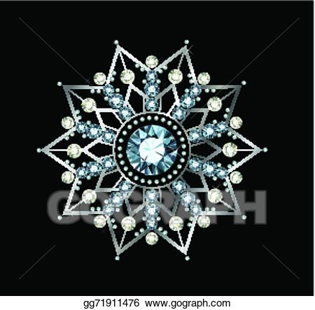 clipart snowflake diamond