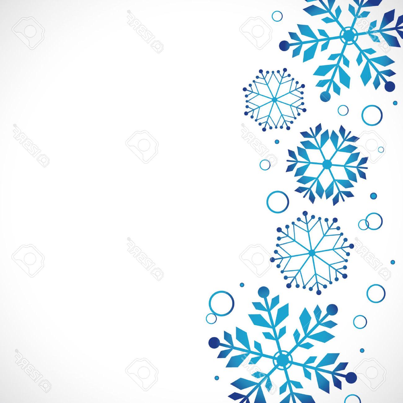 Best winter snowflakes border. Clipart snowflake fun