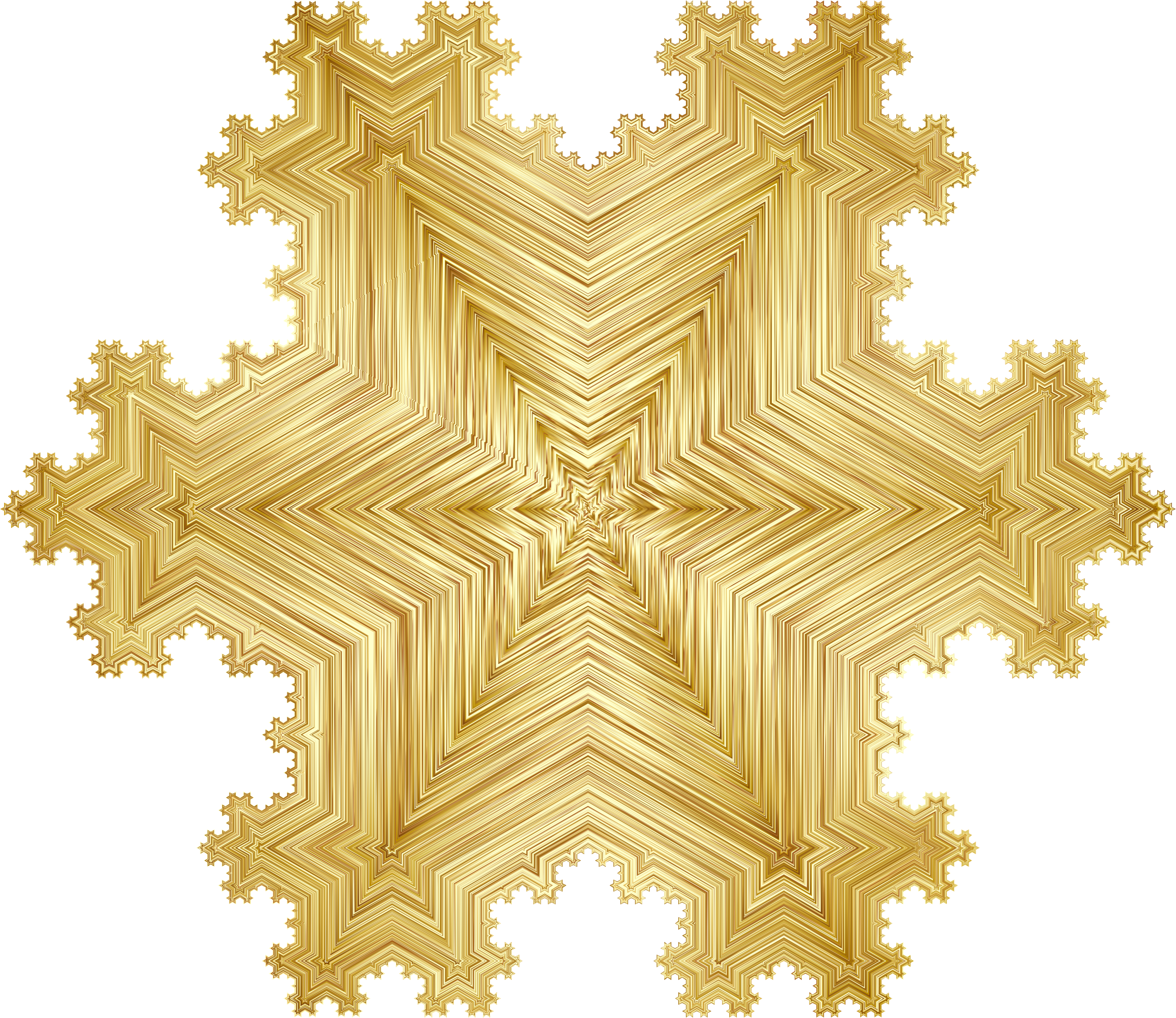 clipart snowflake gold
