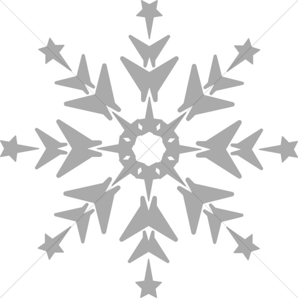Grayscale images . Snowflake clipart fancy