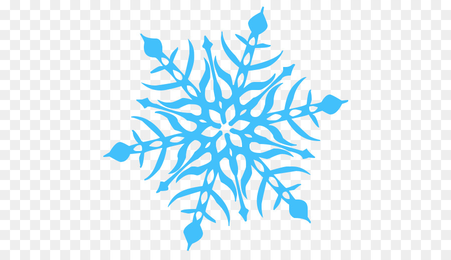 clipart snowflake light blue