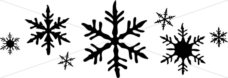 clipart snowflake line