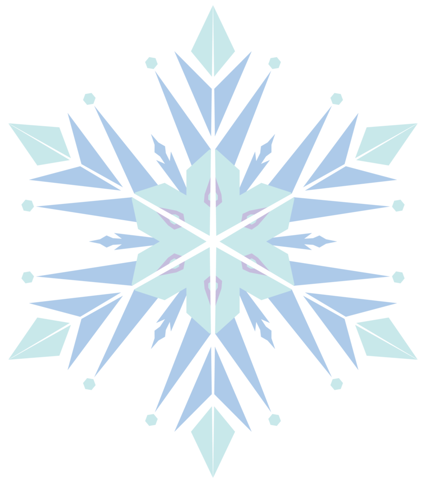 Ocm elsa frozen by. Clipart snowflake pale blue