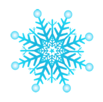 clipart snowflake party