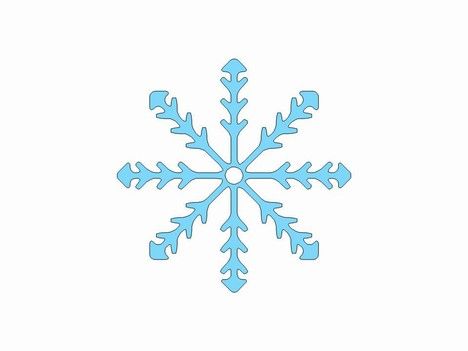 Printable template more free. Clipart snowflake party