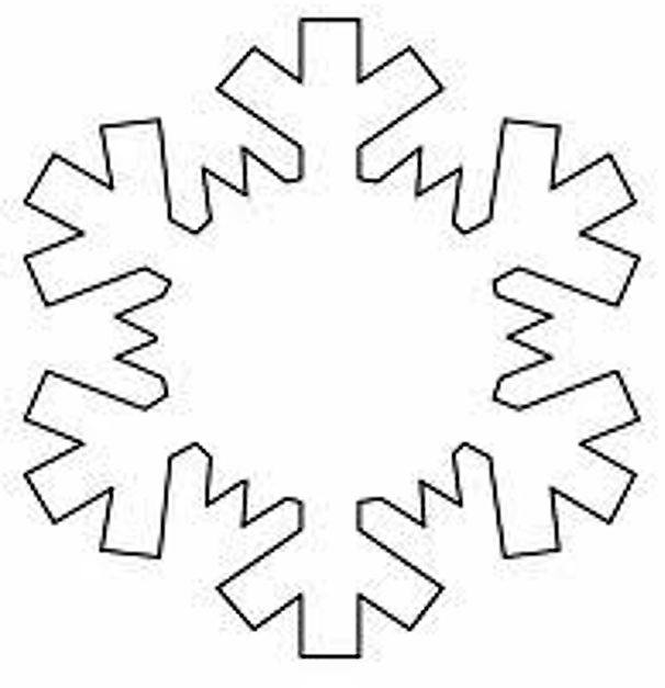 Free cliparts patterns download. Snowflake clipart outline