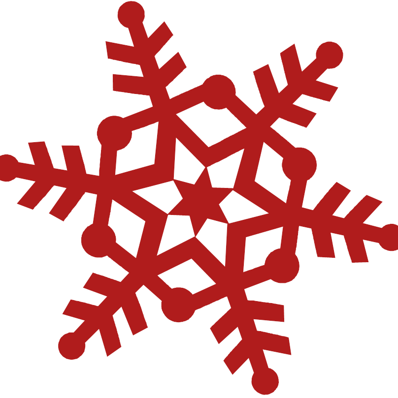 Png images free download. Clipart snowflake red