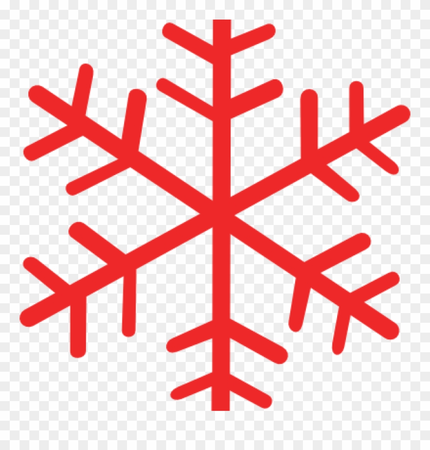Collection of . Clipart snowflake red