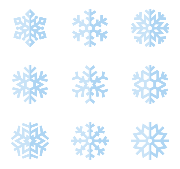 clipart snowflake solid