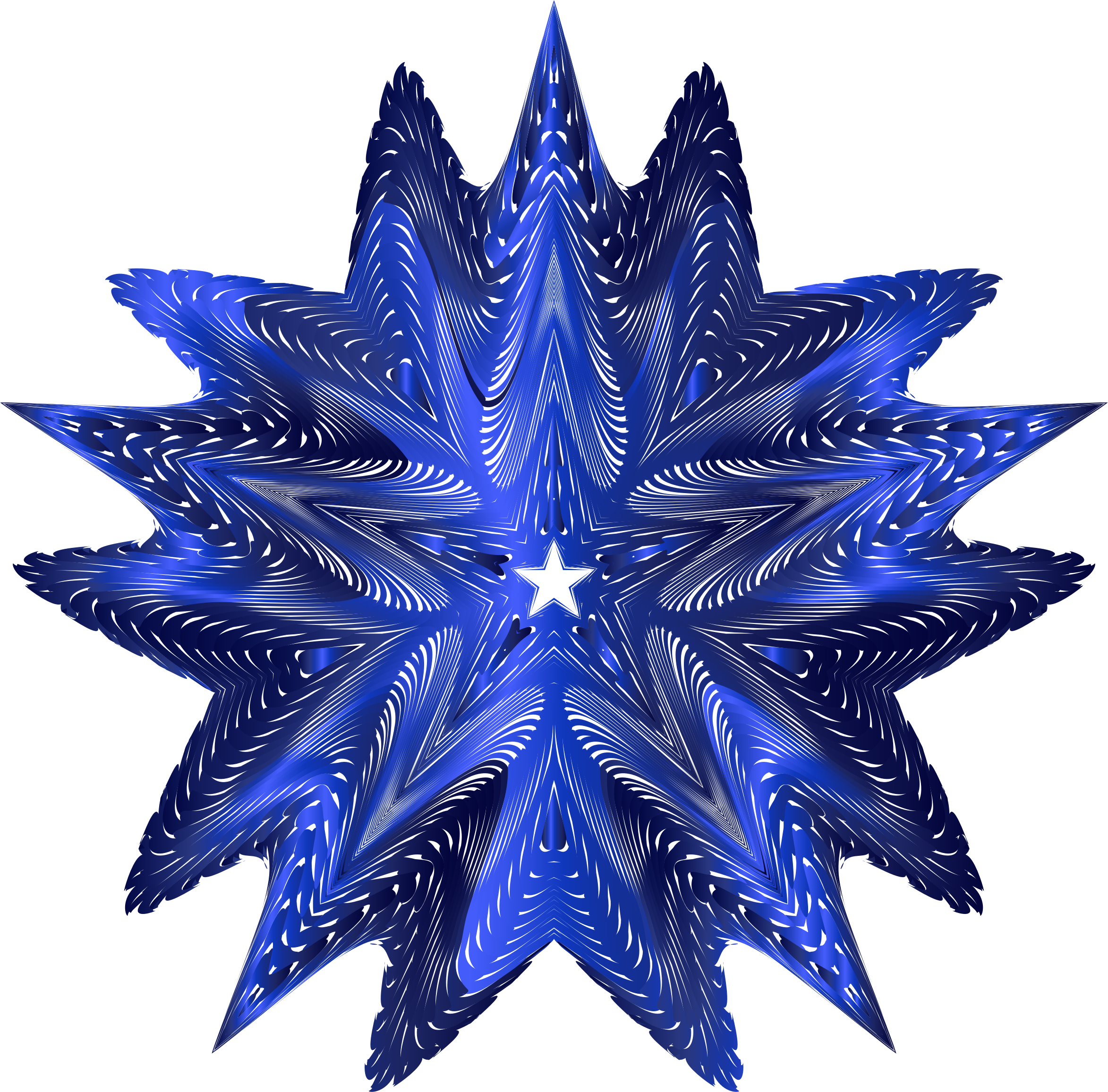 clipart snowflake star