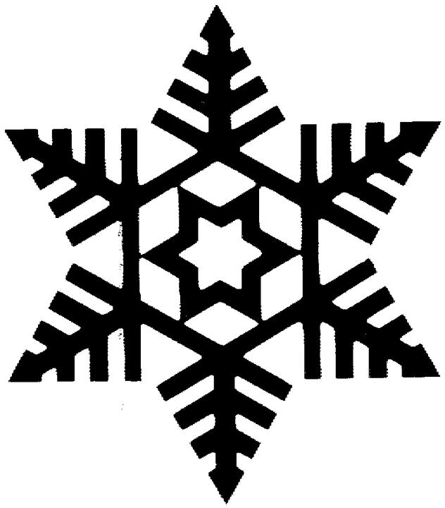 clipart snowflake star